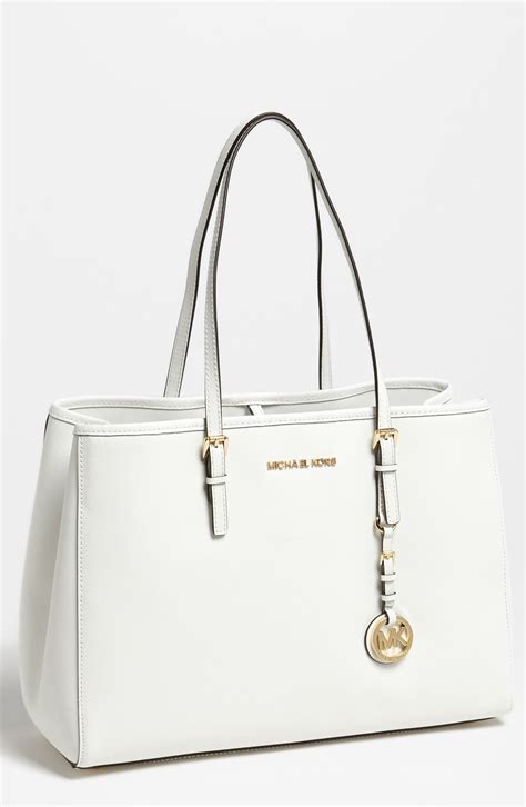 michael kors white tote bag|michael kors clear tote bag.